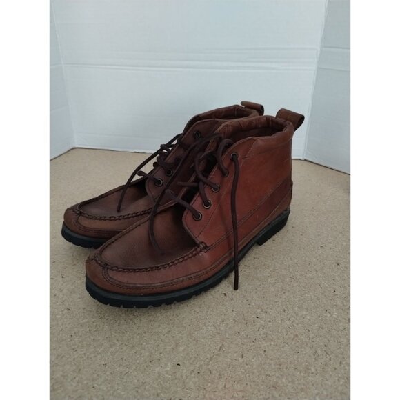 Brown's Landing Genuine Leather Upper 9 1/2D Men's Shoes - Picture 1 of 4